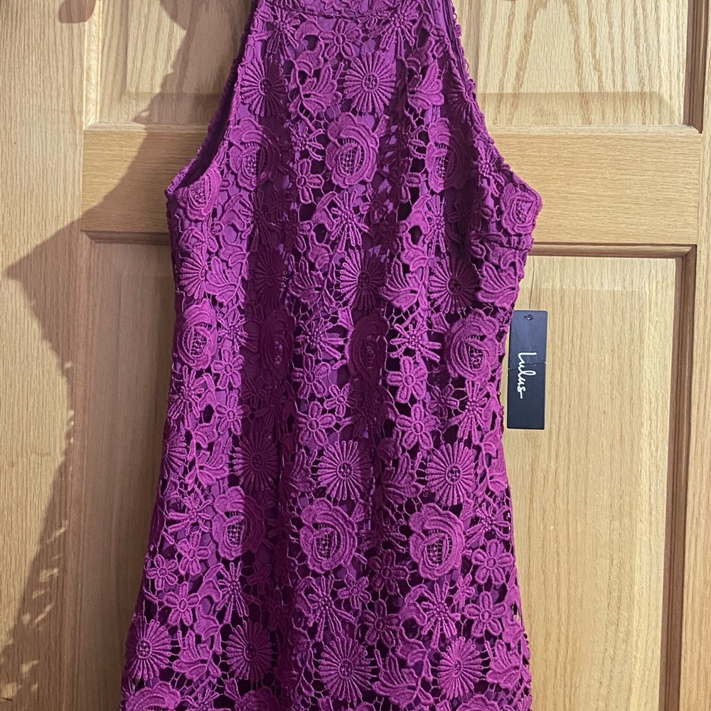 Super cute lulus NWT dress magenta